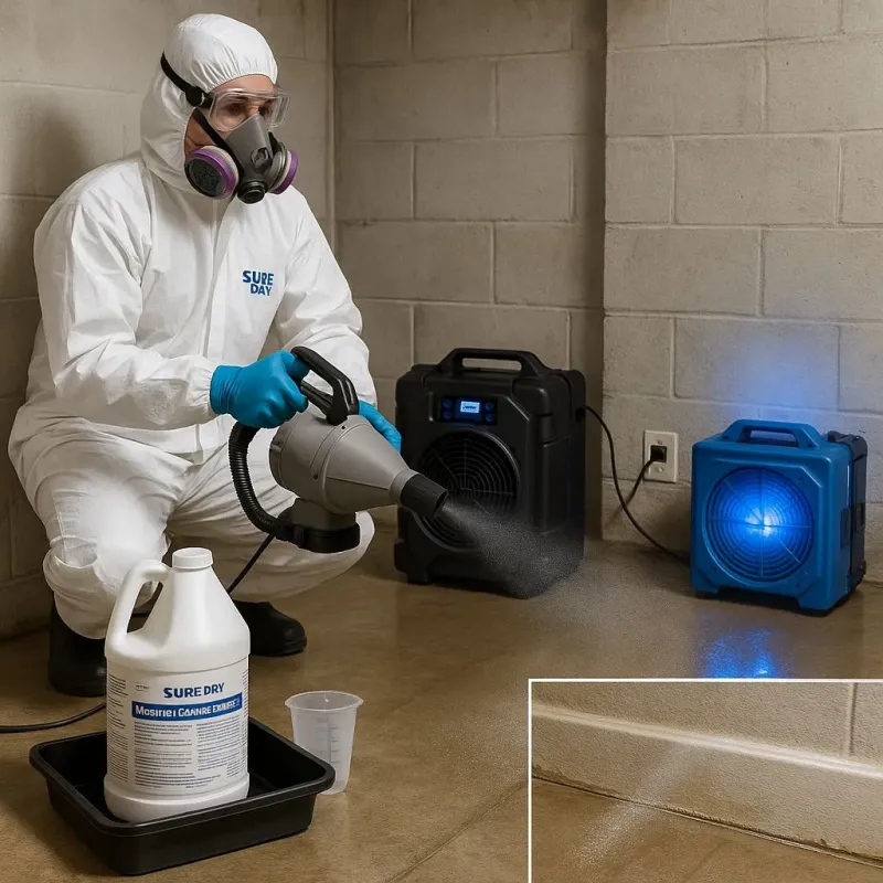 Sanitization and Odor Removal process in Lampasas, TX