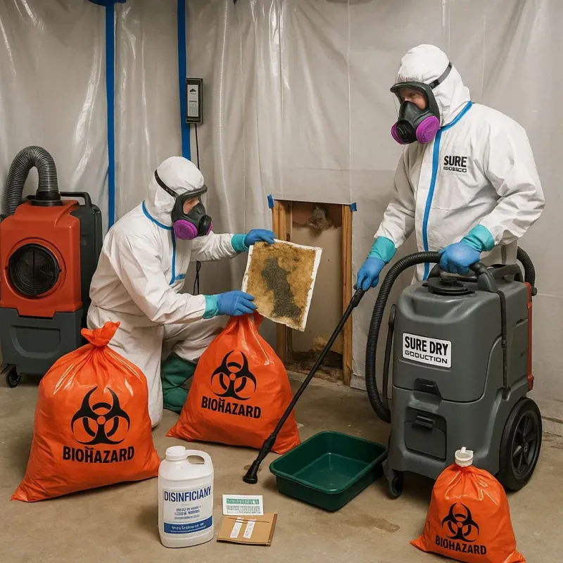 Contaminated Water Handling Protocols process in Lampasas, TX