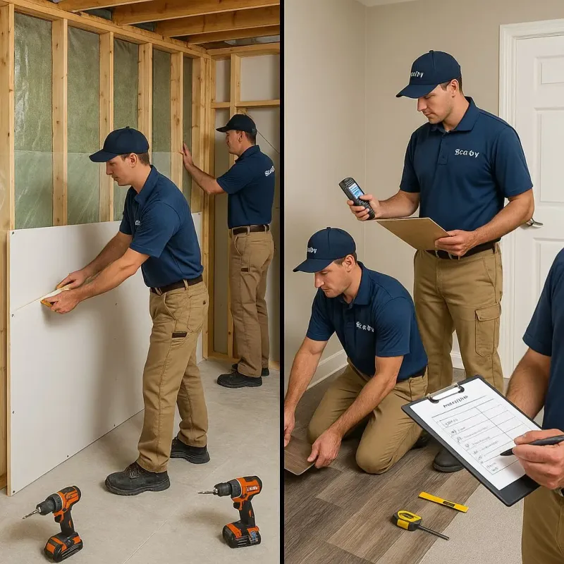 Repairs and Reconstruction process in Lampasas, TX